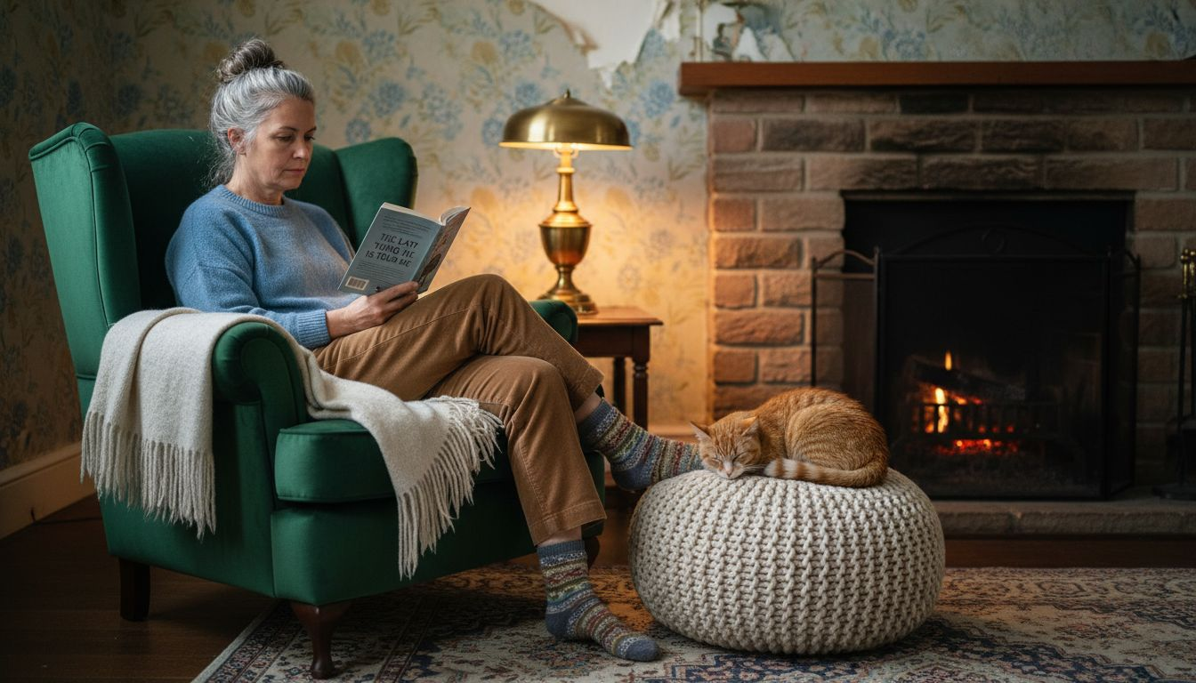 Seating arrangement focused on coziness