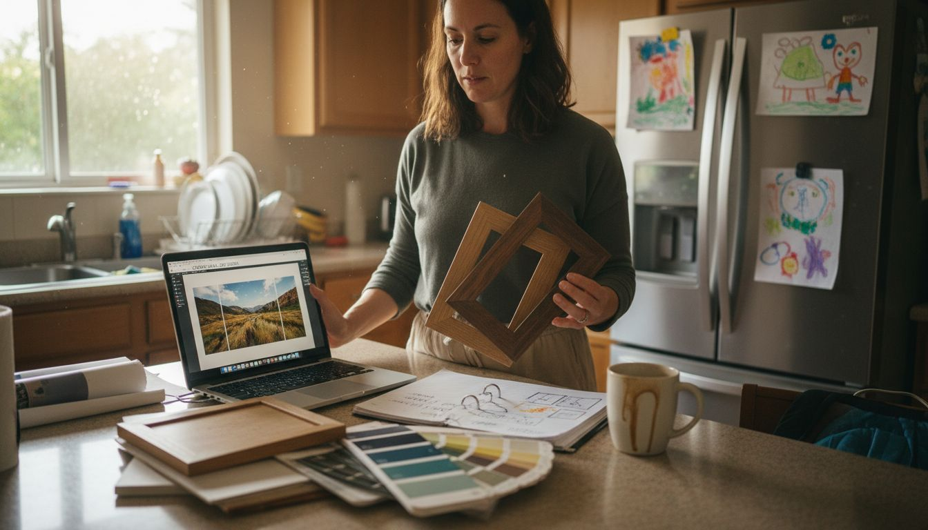 Selecting materials for personalized home decor