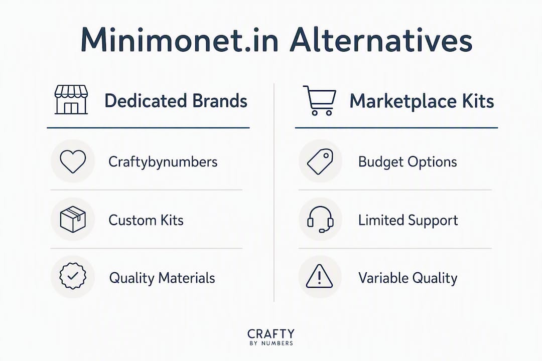 Infographic comparing Minimonet.in alternatives