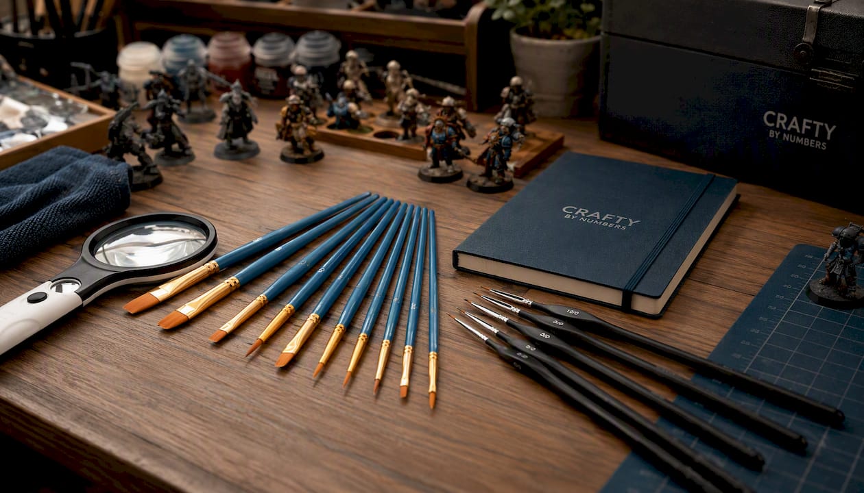 Premium Paint Brushes (Set of 10)