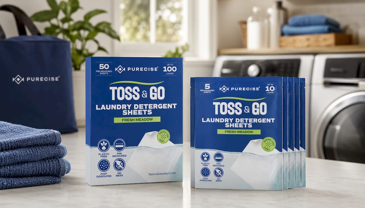 Laundry Detergent Sheets Box