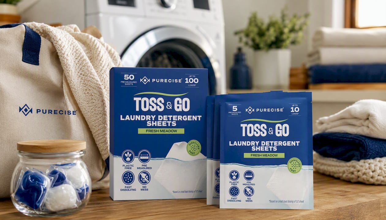 Laundry Detergent Sheets Box