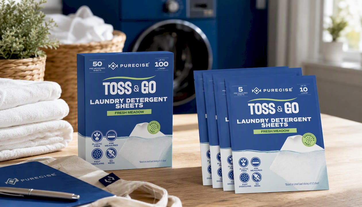 Laundry Detergent Sheets Box