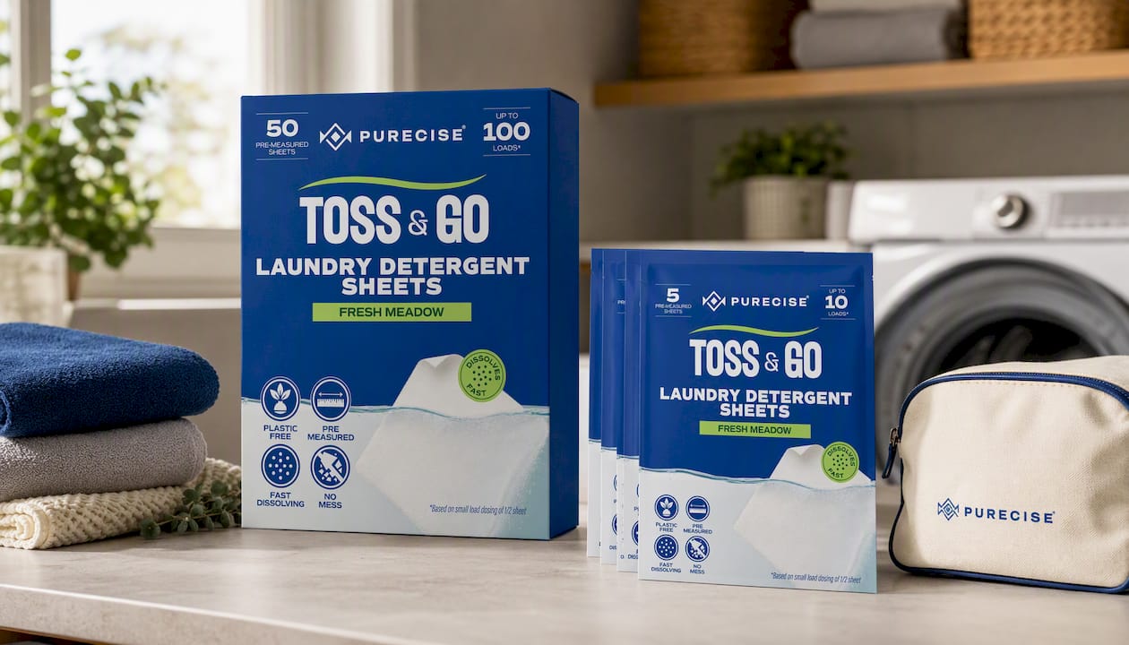 Laundry Detergent Sheets Box