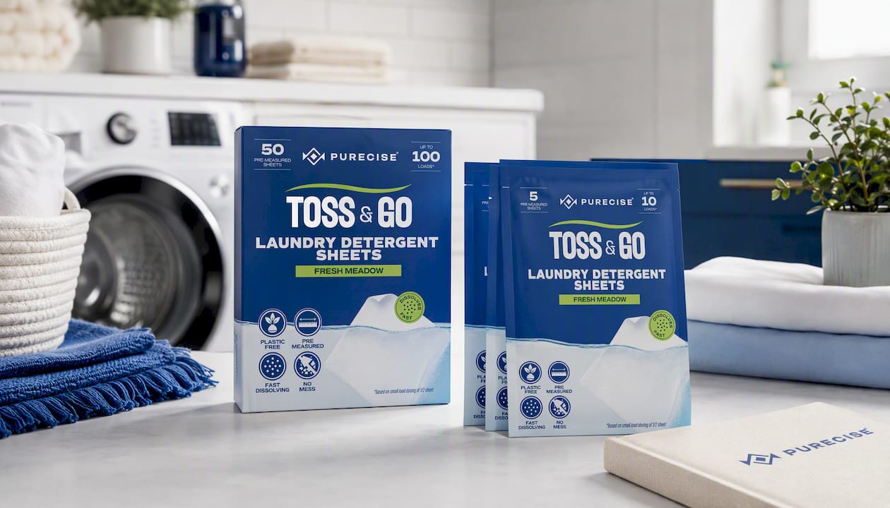Laundry Detergent Sheets Box