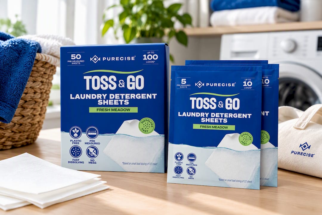 Laundry Detergent Sheets Box