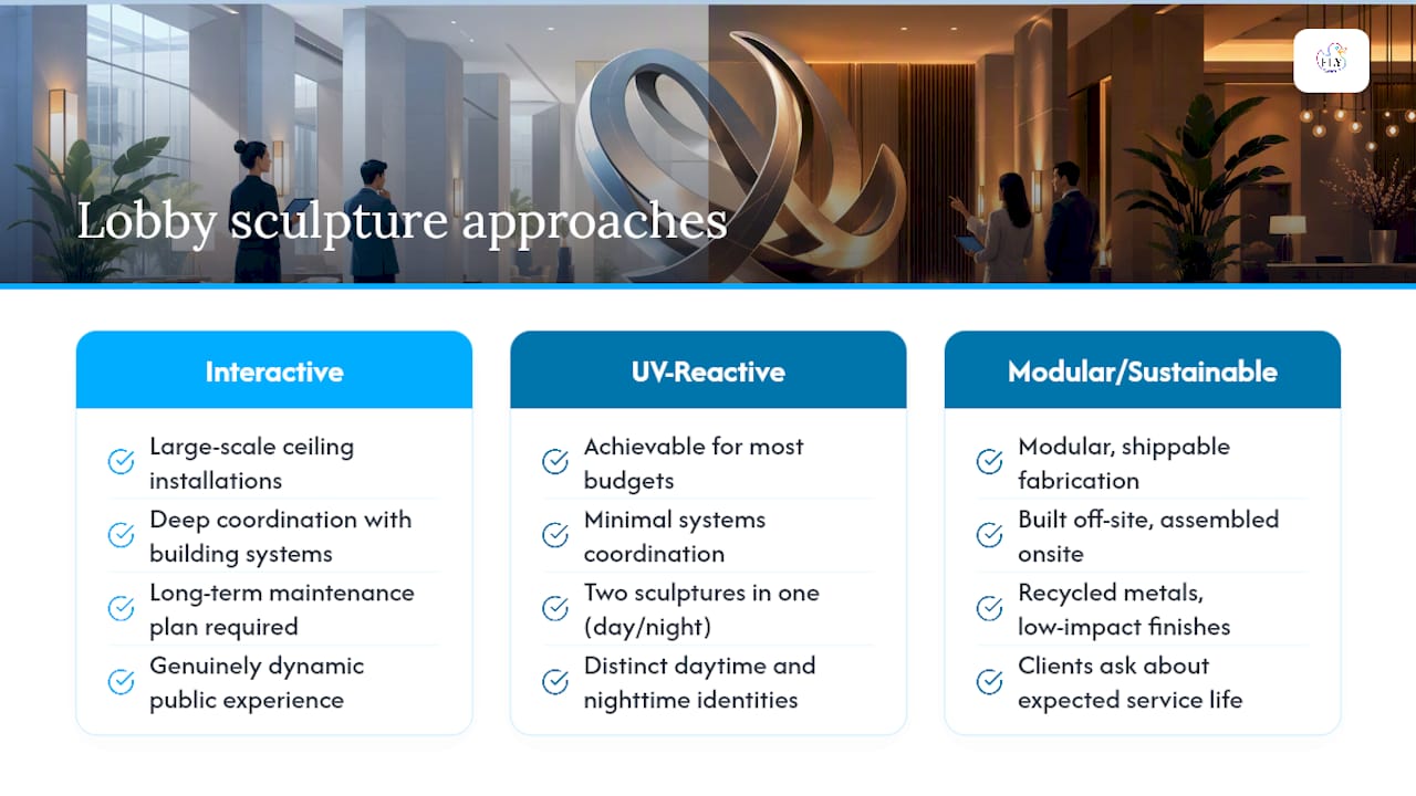 Trends and Innovations in Hotel Lobby Sculpture Design — overview diagram