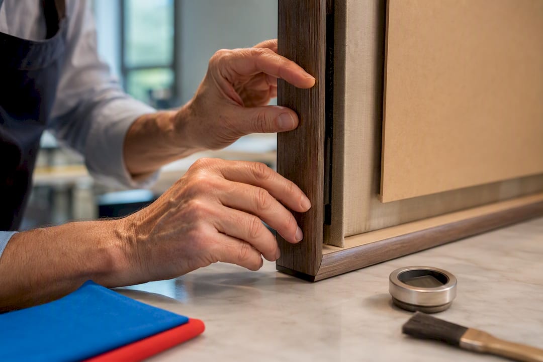 Spacer and ventilation gap in framing