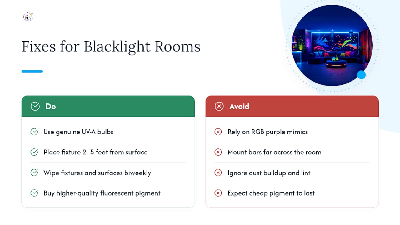 Blacklight setup mistakes and practical fixes