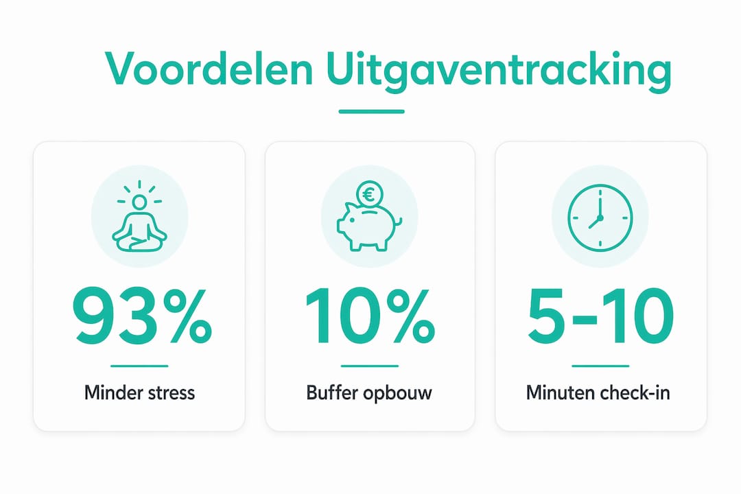 Infographic: De voordelen van het bijhouden van je uitgaven op een rijtje