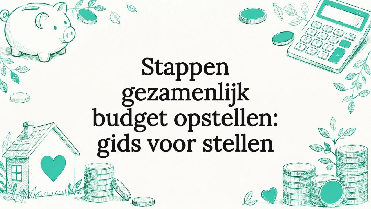 Stappen gezamenlijk budget opstellen: gids voor stellen