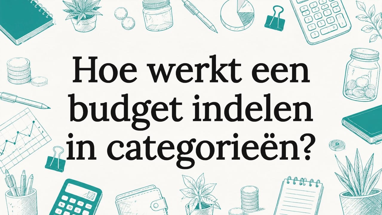 Hoe werkt een budget indelen in categorieën?