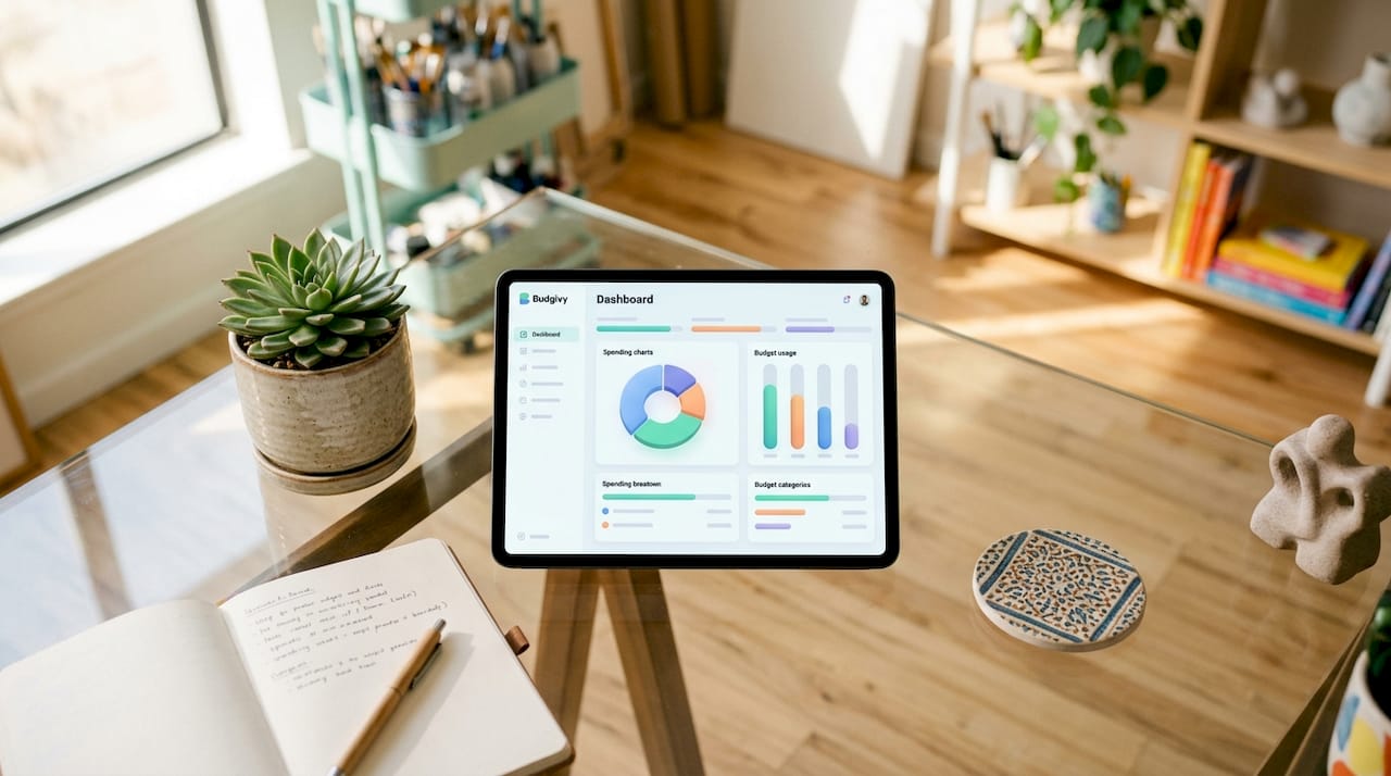 Hoe werkt een visueel budgetoverzicht?