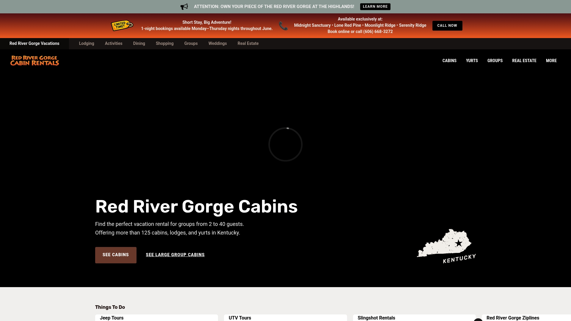 https://redrivergorgecabinrentals.com