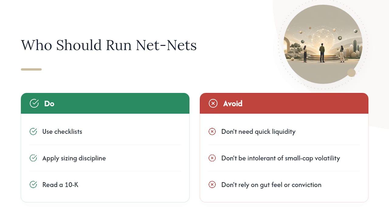Who Should Actually Run a Net-Net Strategy? — overview diagram