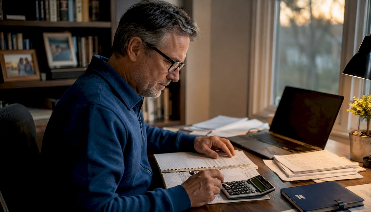 Landlord calculating rental income tax