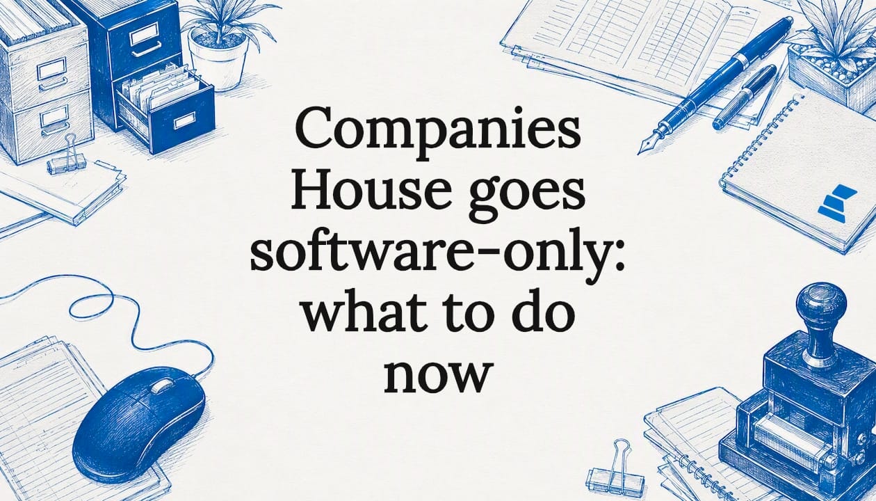 Decorative blog post title card illustration