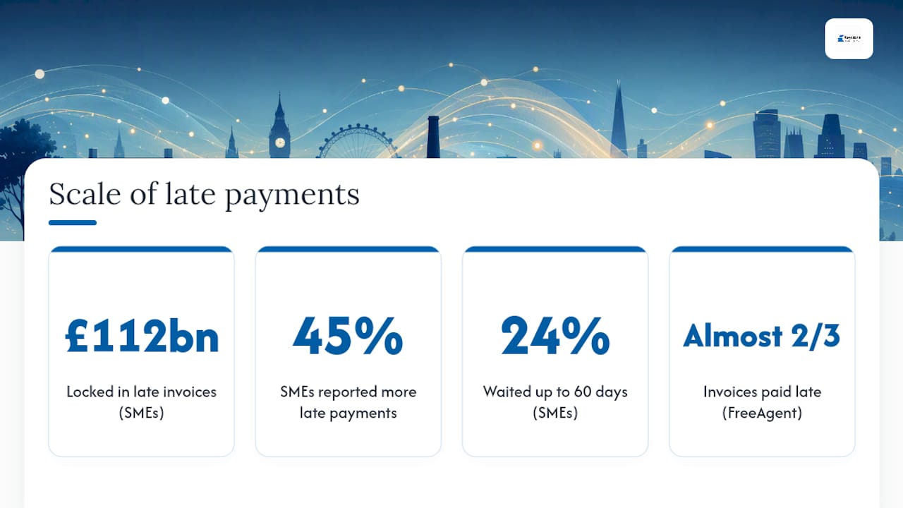 How late payments are actually destroying UK small businesses — overview diagram
