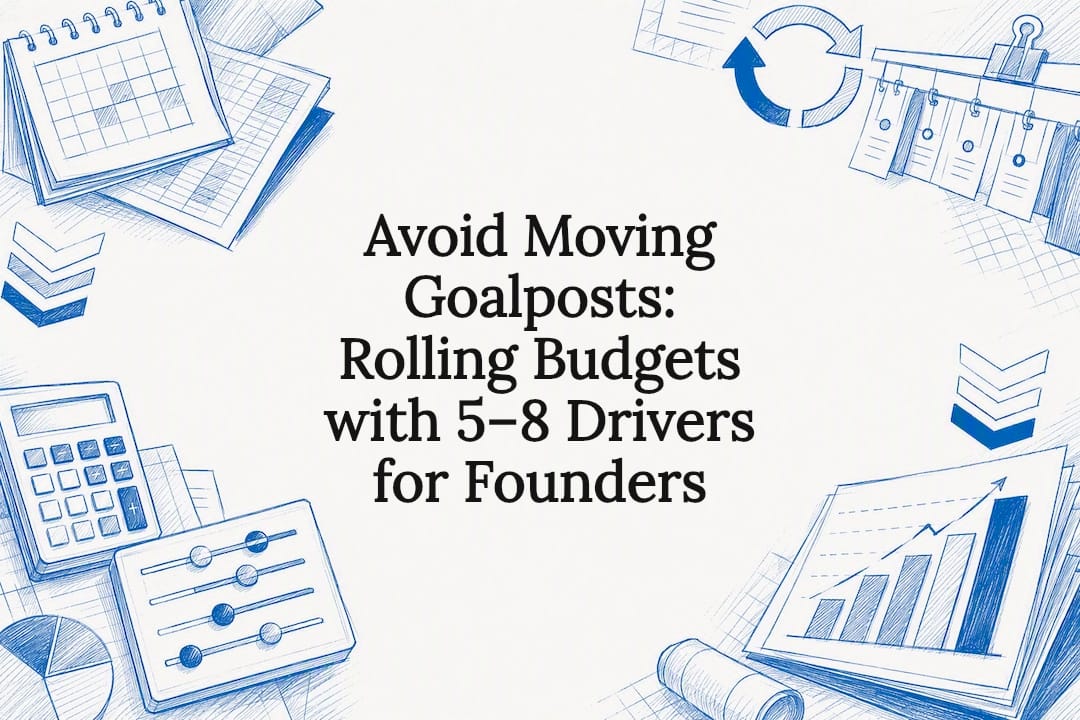 Decorative rolling budget title card