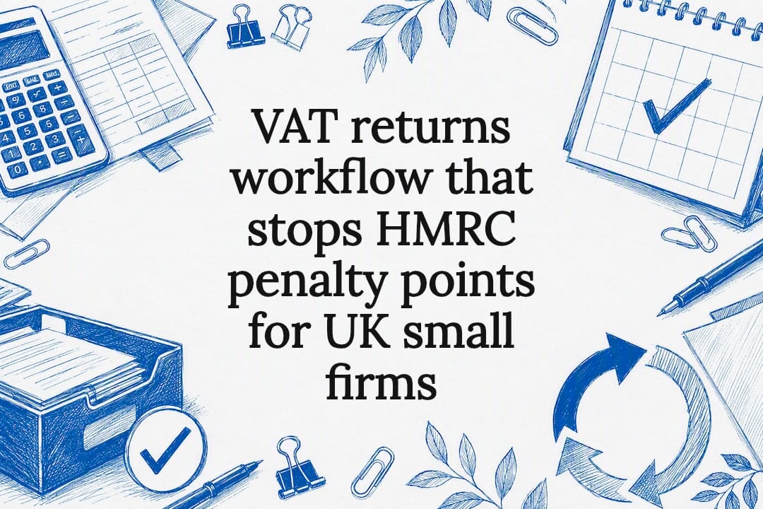 VAT returns workflow title card