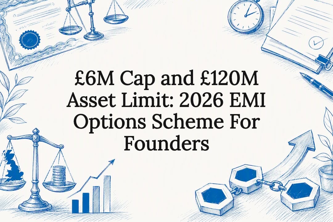Decorative EMI options scheme title card