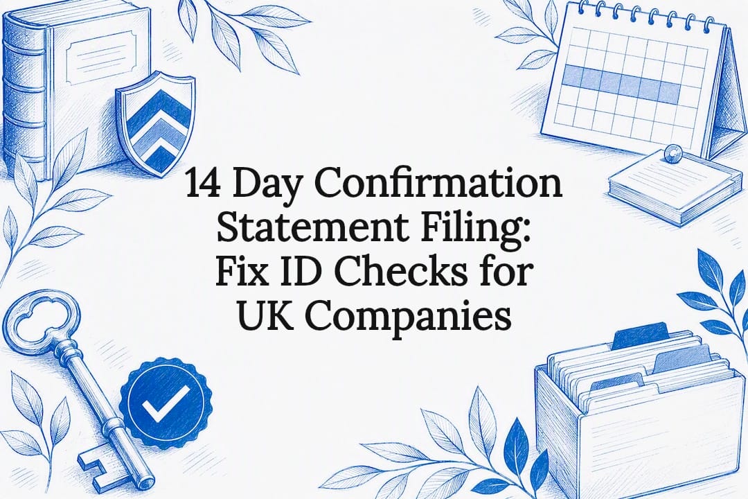 Confirmation statement filing title card