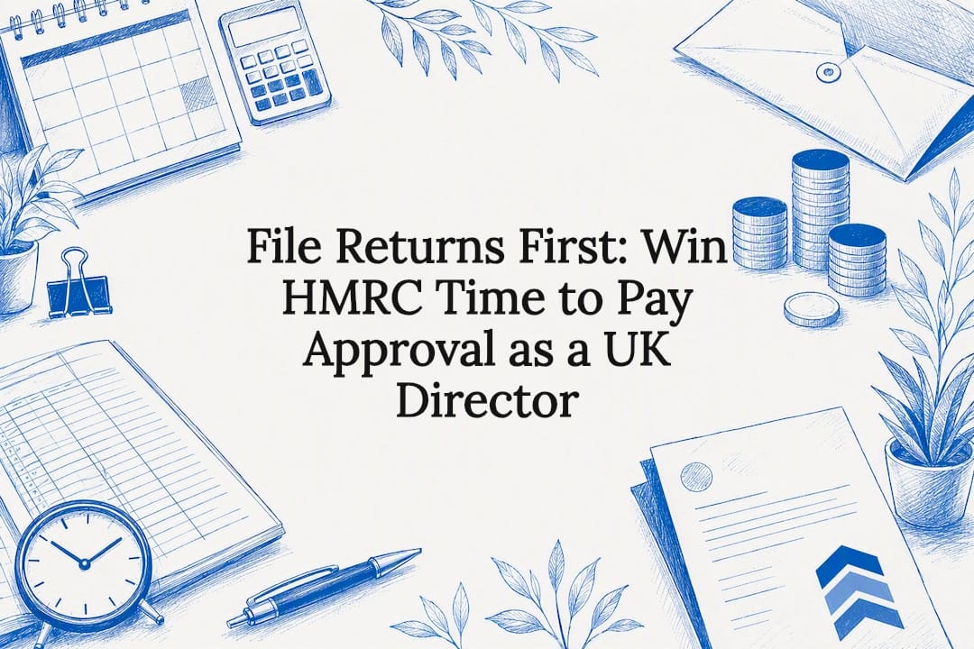 Decorative HMRC payment plan title card