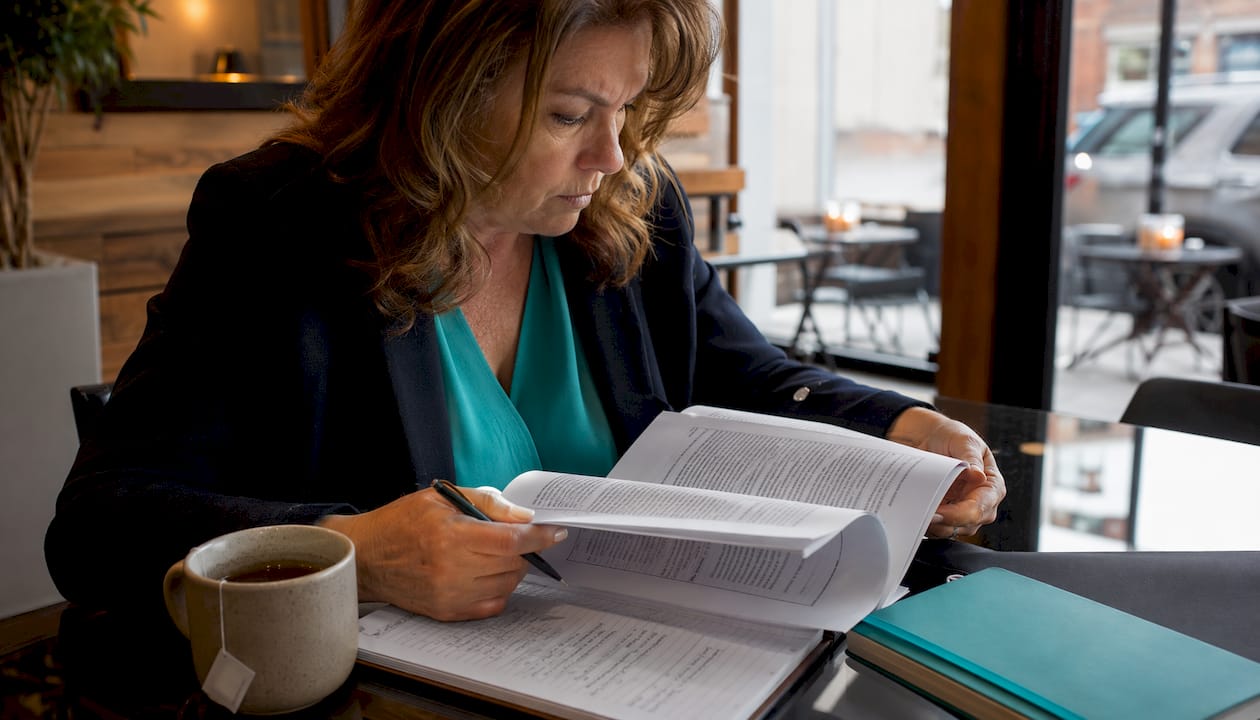 Payroll specialist reviewing federal construction payroll laws