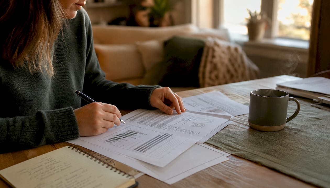 Hands mapping QuickBooks accounts for Amazon settlements.