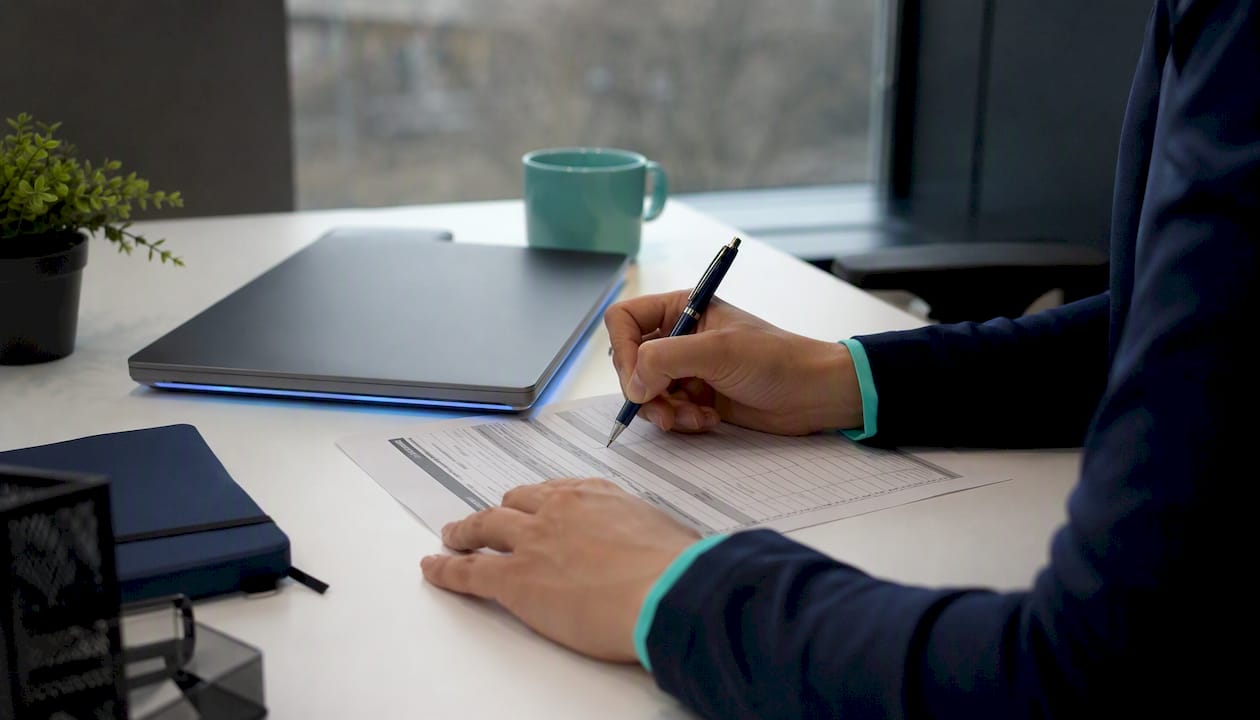 Hands marking time discrepancy form