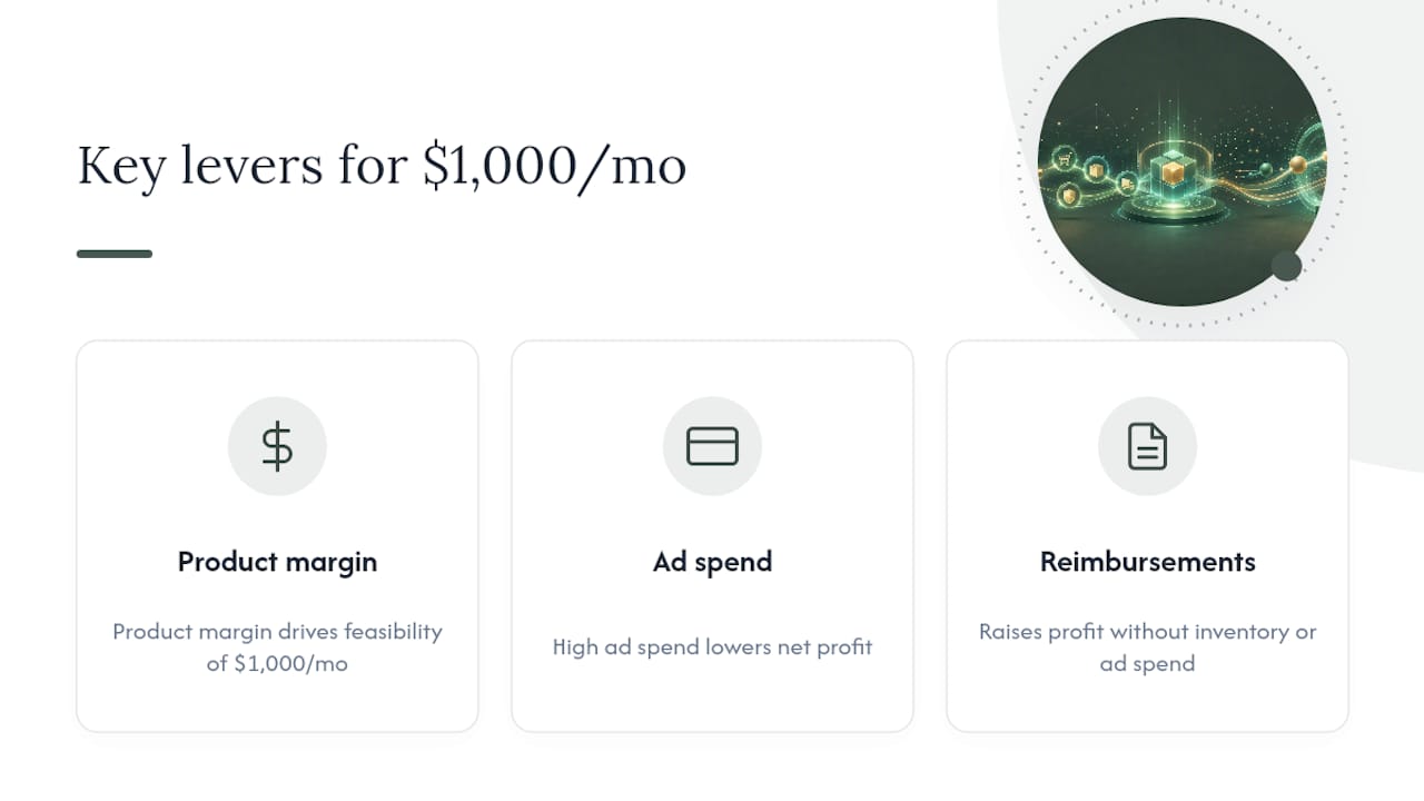 Can I Make $1,000 a Month Selling on Amazon? , overview diagram