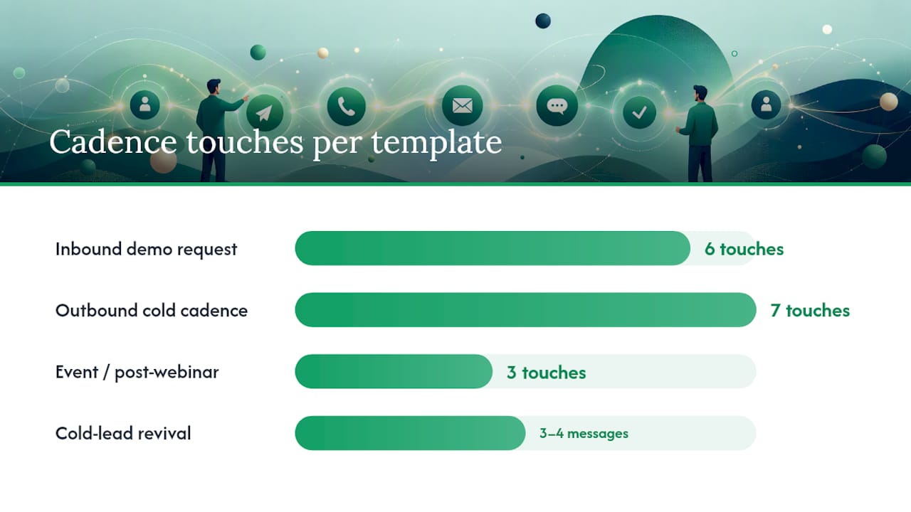 What Do Sample Cadence Templates Look Like Day by Day? — overview diagram