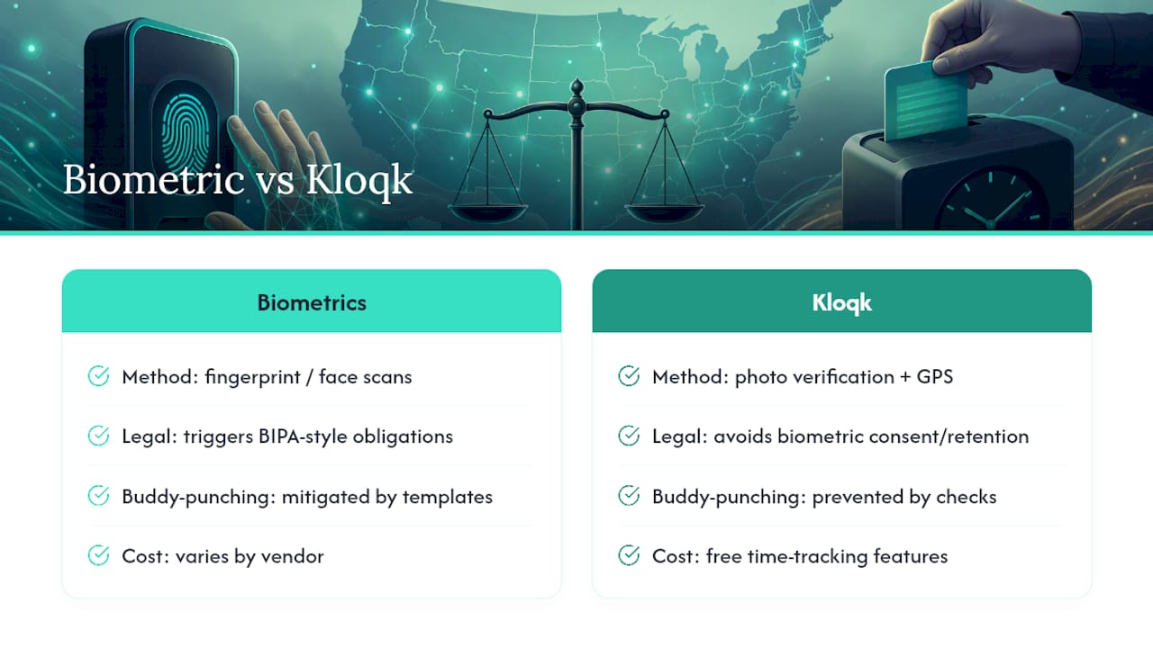 A Lower-Risk Way to Track Hours Without the Biometric Paperwork, overview diagram