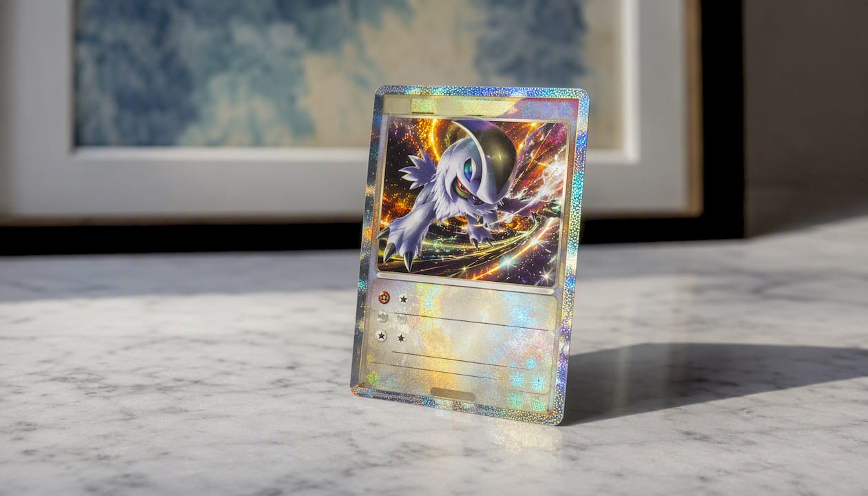 Close-up holofoil Pokémon promo card
