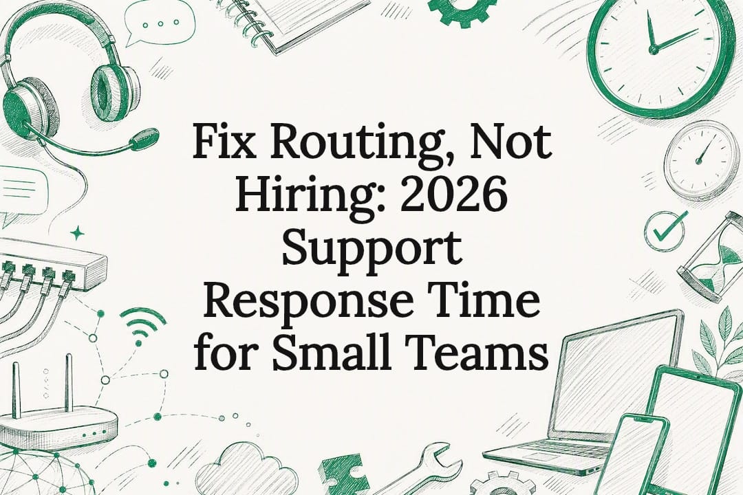 Fix Routing, Not Hiring: 2026 Support Response Time for Small Teams