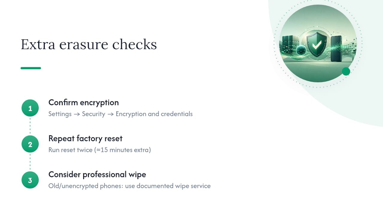 Is There a Way to Erase Data Beyond a Standard Factory Reset?, overview diagram