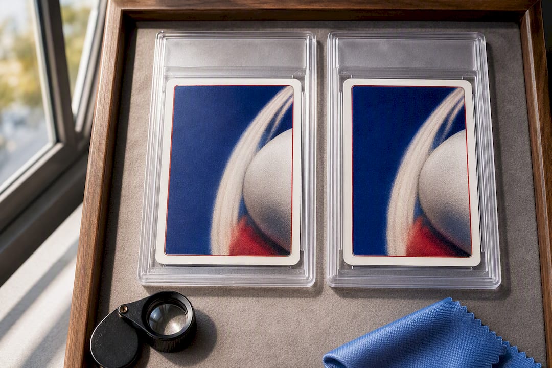 Comparing eye appeal of graded cards