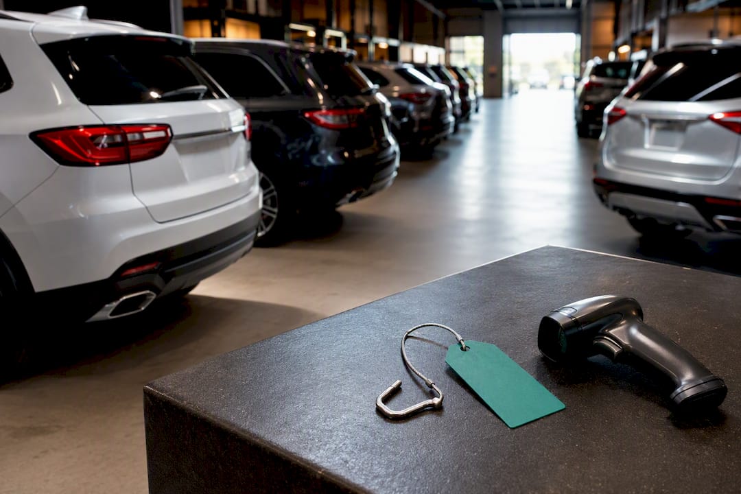 Anonymous vehicles arranged for inventory tracking