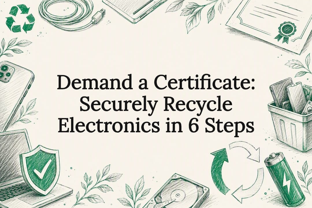 Demand a Certificate: Securely Recycle Electronics in 6 Steps