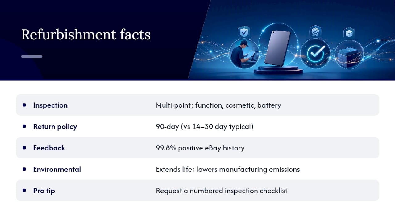 How Device Giant Approaches Certified Refurbishment — overview diagram