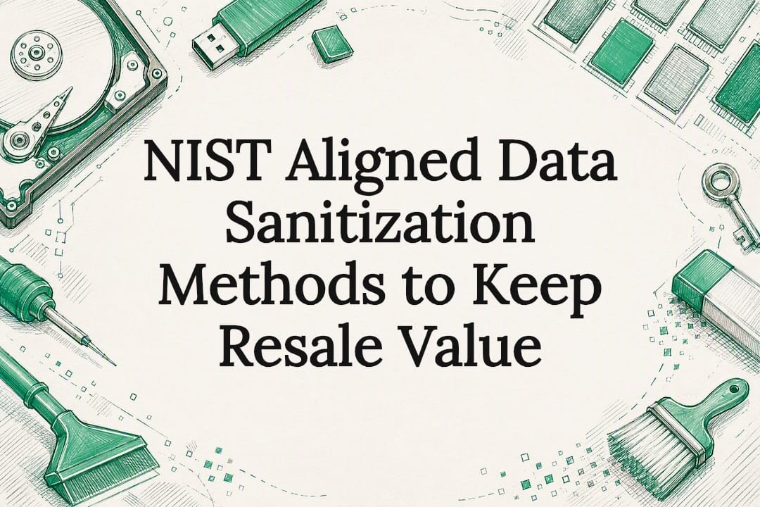 NIST Aligned Data Sanitization Methods to Keep Resale Value