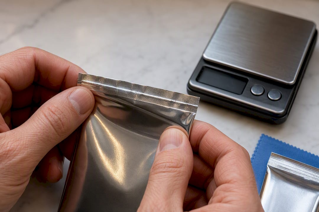 Inspecting a booster wrapper factory seal