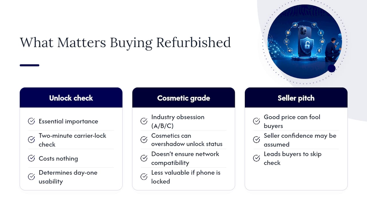 What Actually Matters When You Buy Refurbished — overview diagram