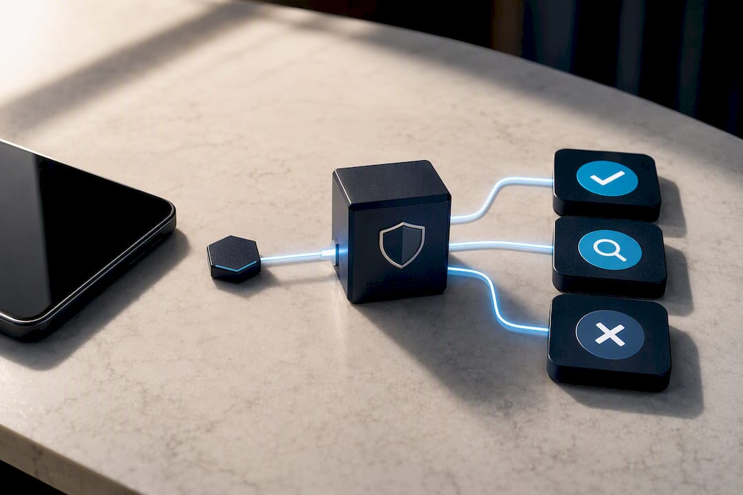 Illustration of phone compatibility verification