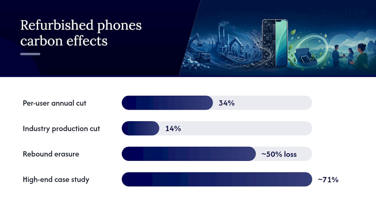 Does Buying Refurbished Actually Cut Your Carbon Footprint? — overview diagram