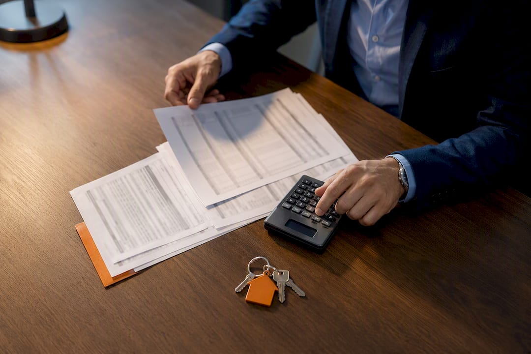 Underwriter reviewing rental income statements