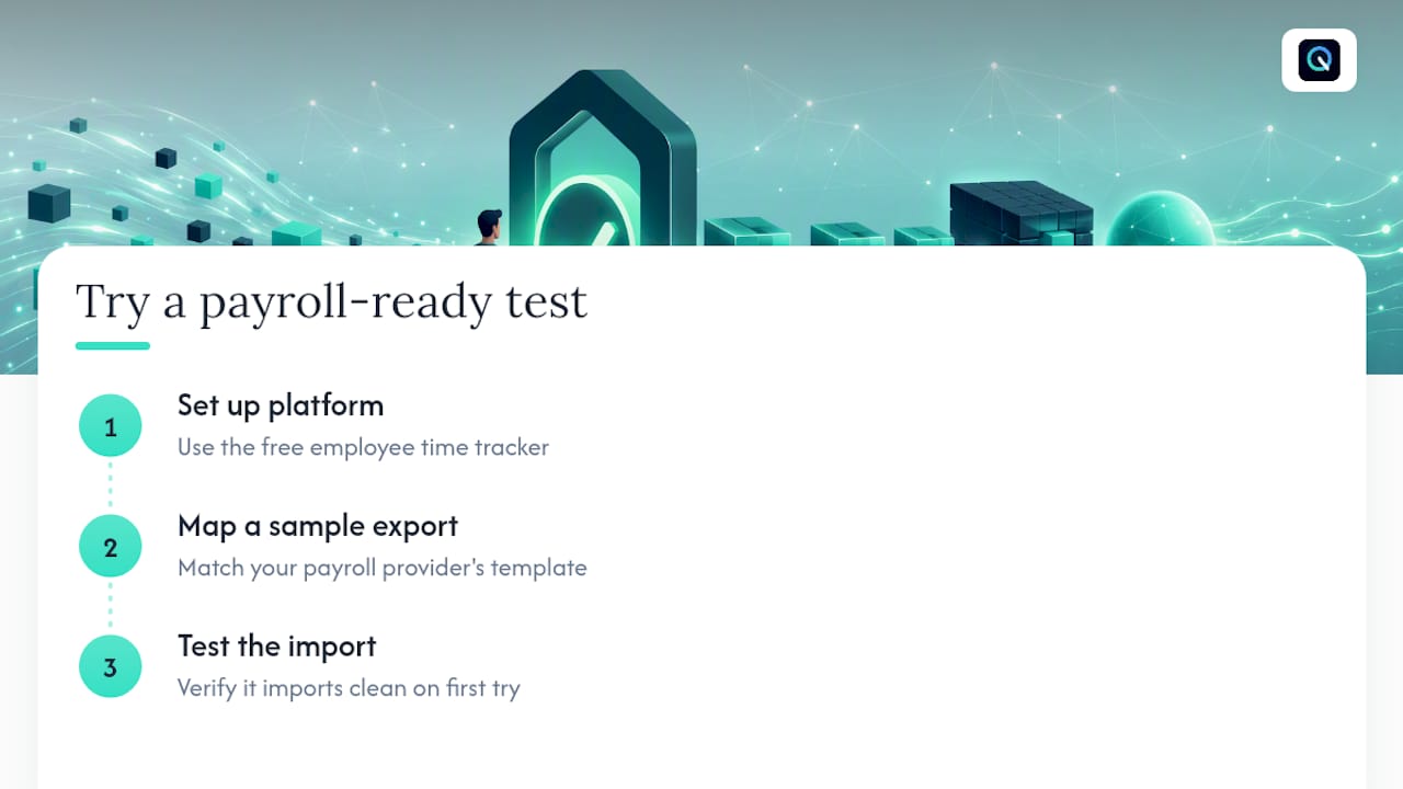 Get Payroll-Ready Timesheets Without Paying for Basic Features, overview diagram