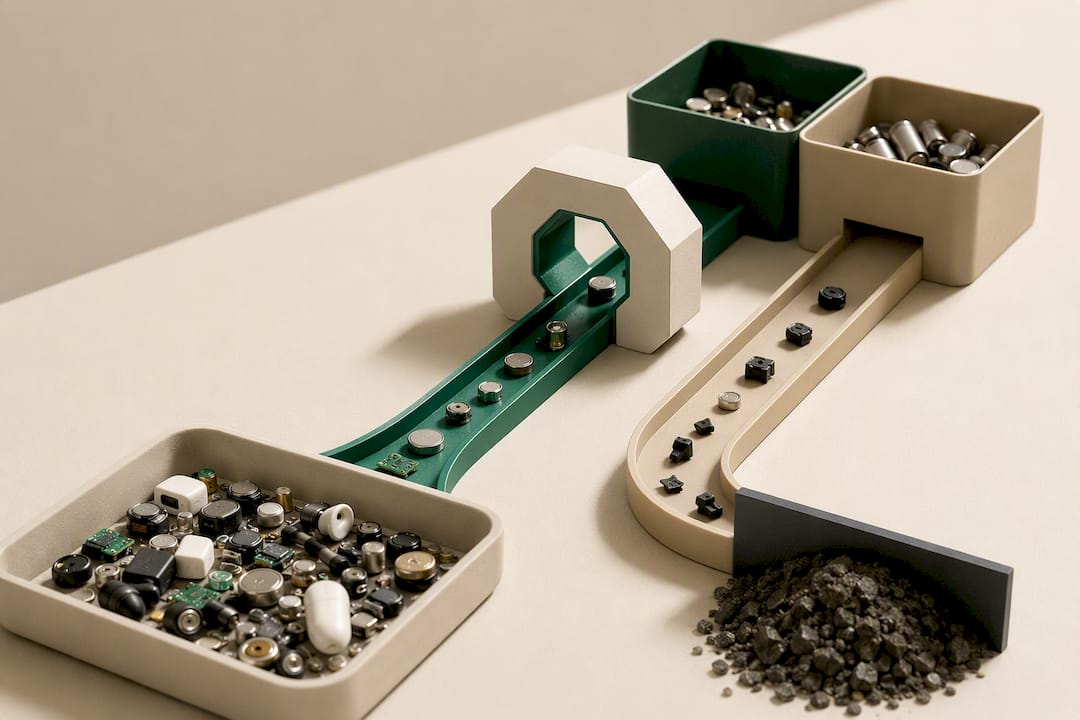 Verified recycling path versus landfill outcome