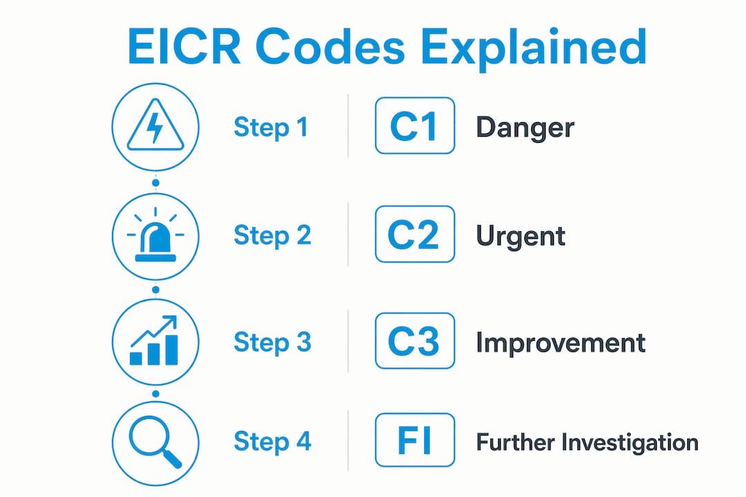 Electrical installation condition report explained - EICR Codes