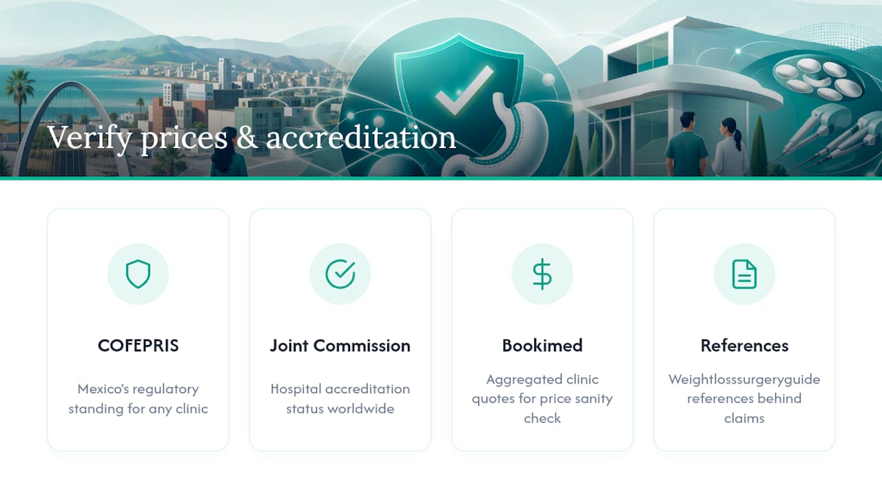 Three routes for verifying surgery providers